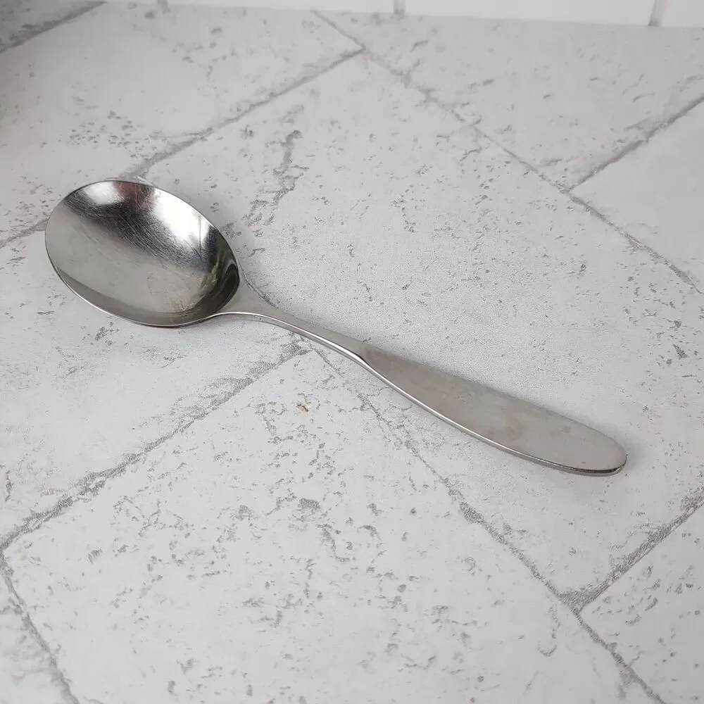 Towle Lauffer MAGNUM 18/8 Stainless Solid Serving Spoon Tablespoon 7 3/4 Japan